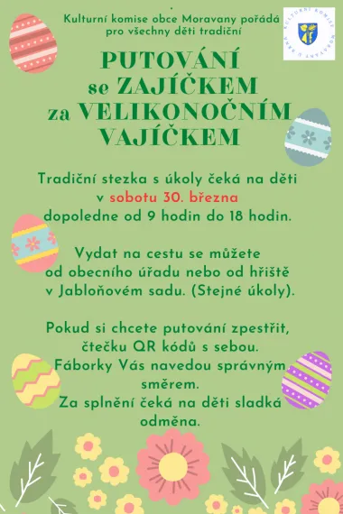 Putování se zajíčkem za velikonočním vajíčkem