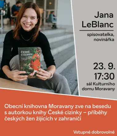 Beseda s autorkou  Janou LeBlanc