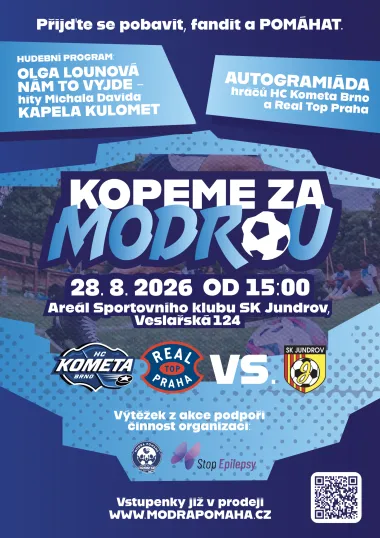 Kopeme za modrou