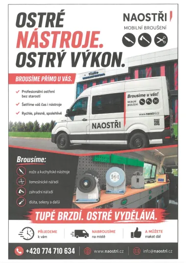 Mobilní broušení